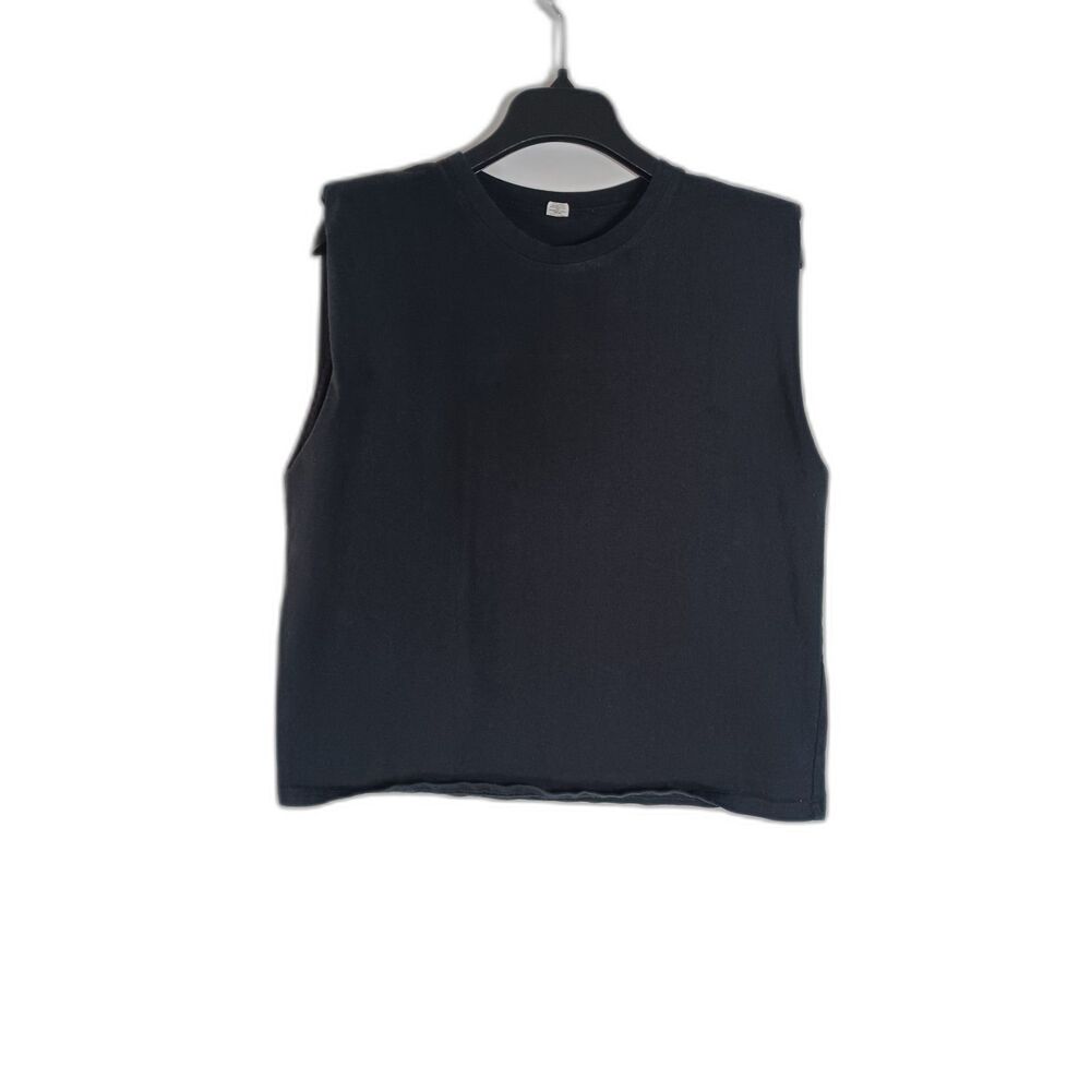alo Yoga Headliner‎ Top Shoulder Pads Sleeveless Small Workout Athleisure Sports
